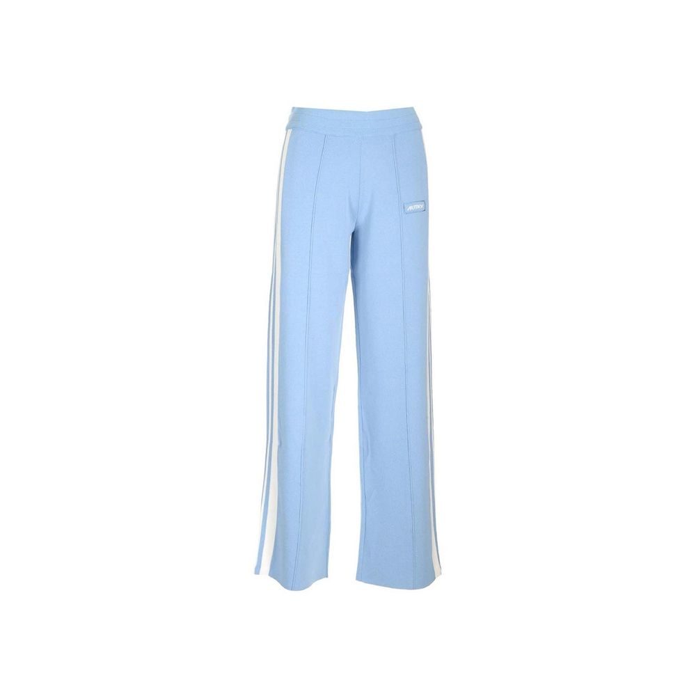 Autry Regular Fit Sweatpants - Cerulean Blue - Made In Italy