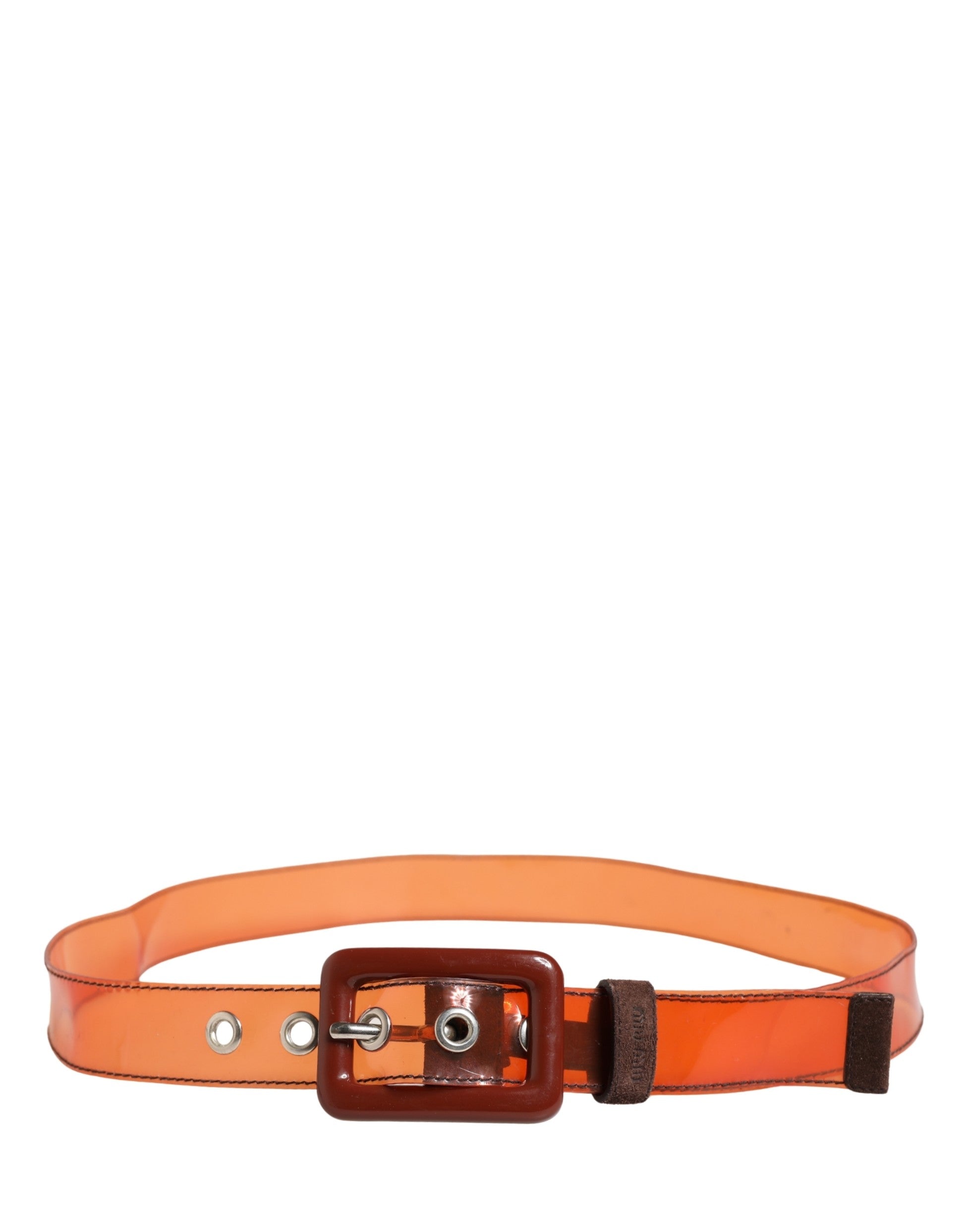 Miu Miu Cintura Square Buckle Belt