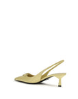 Prada Leather High Heel Slingback Pumps