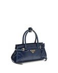 Prada Blue Bonnie Mini Leather Handbag