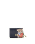 Ganni Teddy Bear Recycled Leather Card Holder