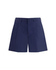 Prada Blue Cotton Chino Shorts