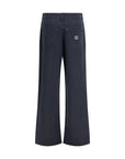 Miu Miu Relaxed Flared Denim Jeans - Indigo Blue