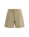 Prada Beige Cotton Chino Shorts