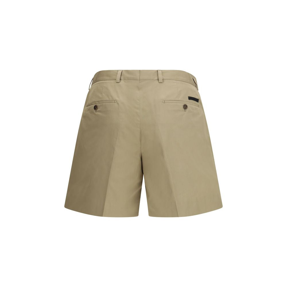Prada Beige Cotton Chino Shorts