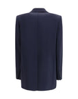Max Mara Deep Blue Bosco Longline Blazer