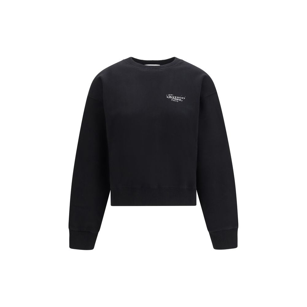Givenchy Charcoal Black Cotton Sweatshirt
