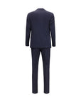 Lardini Deep Blue Fleece Wool Full Suit