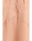 Kristina Ti Charlene Amnesia Geometric Silk Maxi Dress - Peach