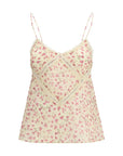 Kristina Ti Madeline Magnolia Ditsy Floral Top