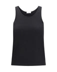 Brunello Cucinelli Black Cashmere Knit Tank Top