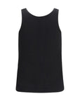 Brunello Cucinelli Black Cashmere Knit Tank Top