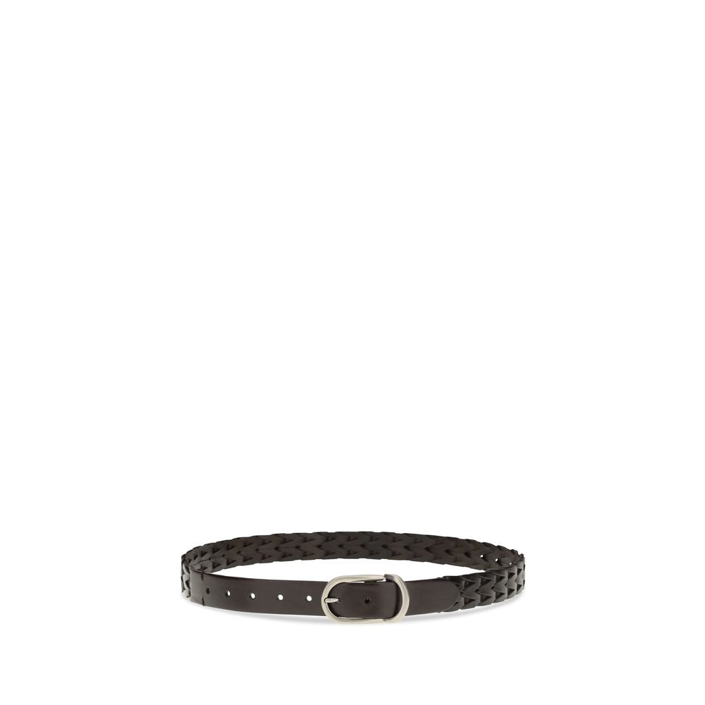Brunello Cucinelli Woven Leather Belt