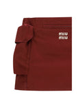 Miu Miu Mini Skirt - Bordeaux