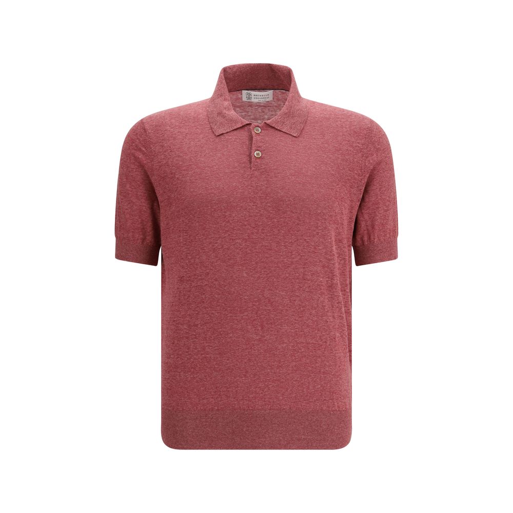Brunello Cucinelli Linen-Silk Polo Shirt