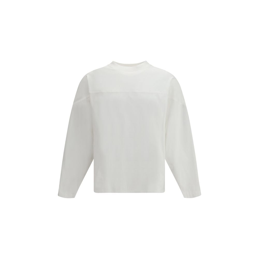 Jacquemus White Long Sleeve Cotton Top