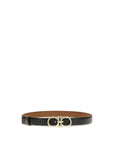 Ferragamo Gancini Black Leather Belt