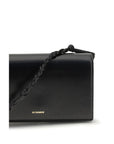 Jil Sander Crossbody Tangle Wallet With Strap - Black