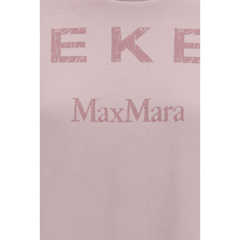 Max Mara Logo Lilac Sweatshirt
