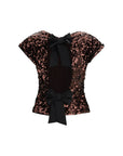 Ganni Sequin Top - Brown