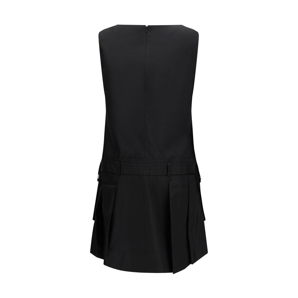 Ganni Duchesse Mini Dress - Black
