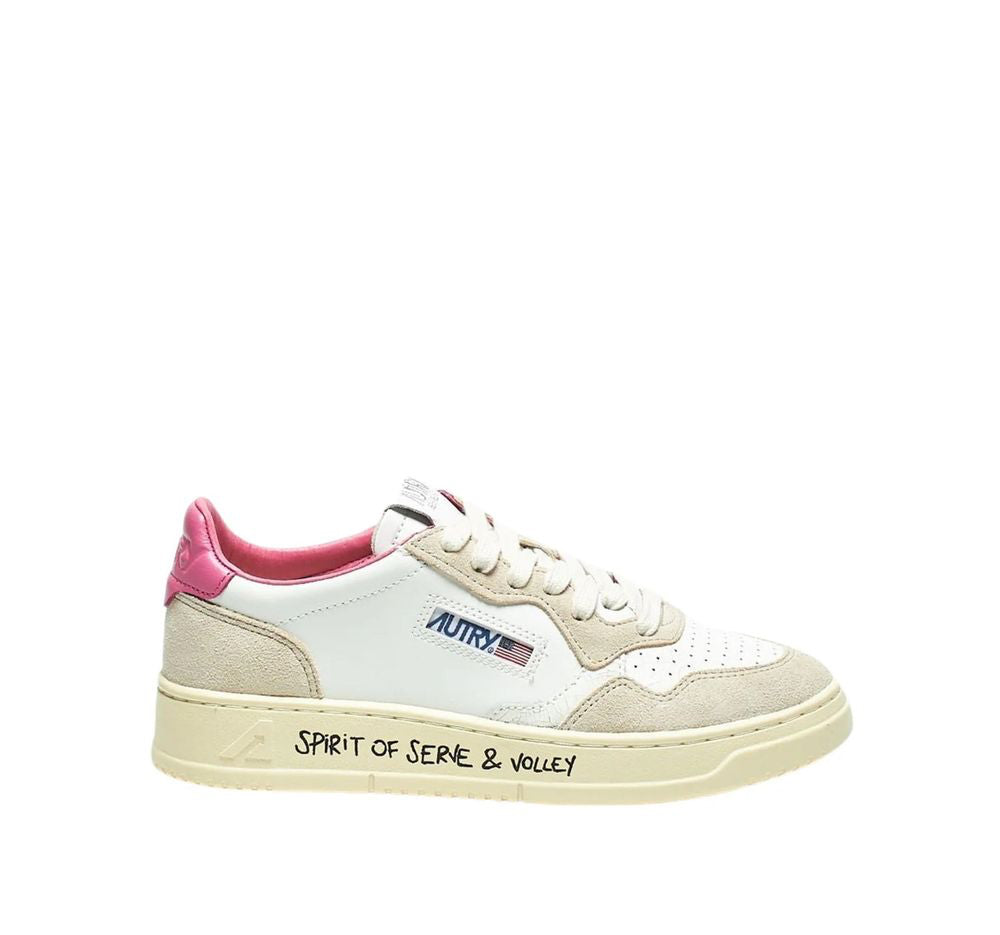 Autry Leather Low Top Sneakers - White - Made In Italy