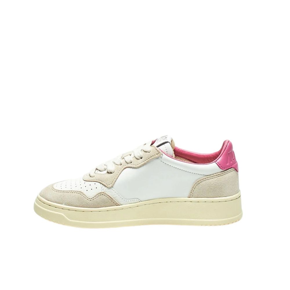 Autry Leather Low Top Sneakers - White - Made In Italy