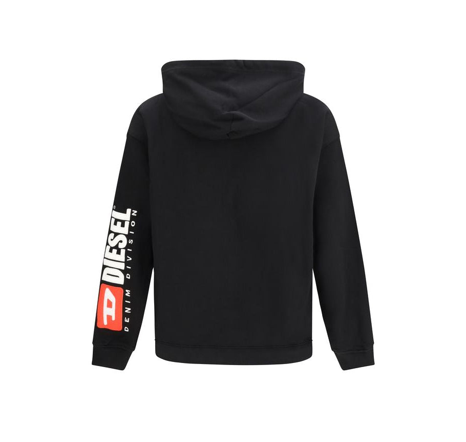 Diesel S-Boxt-Zip-Hood-Div Hooded Jacket - Black