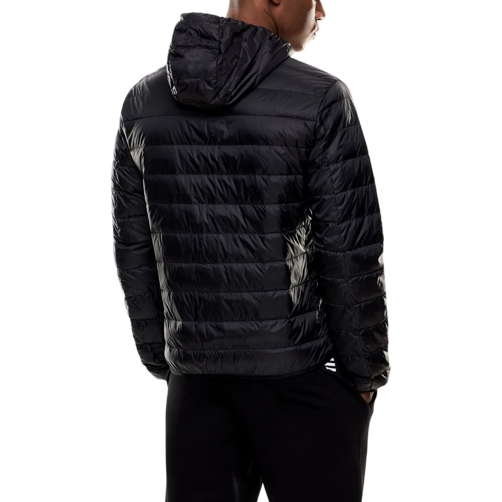 EA7 Emporio Armani Hooded Puffer Jacket - Black