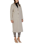 ICHI Wool Coat Beige