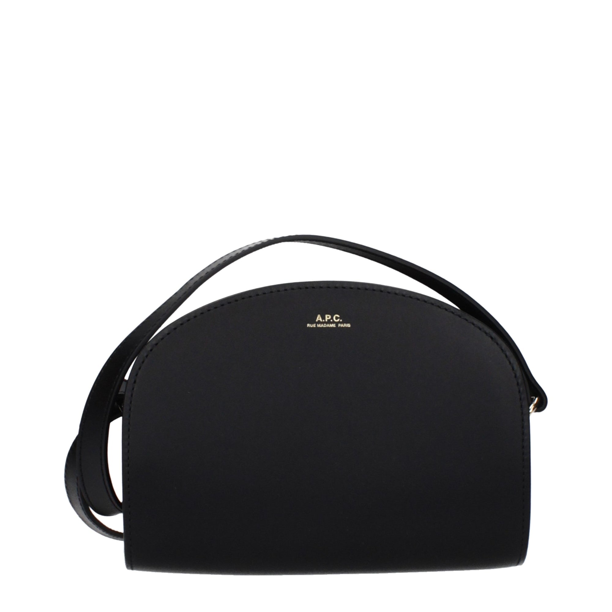 A.P.C Demi-Lune Mini Shoulder Bag - Black