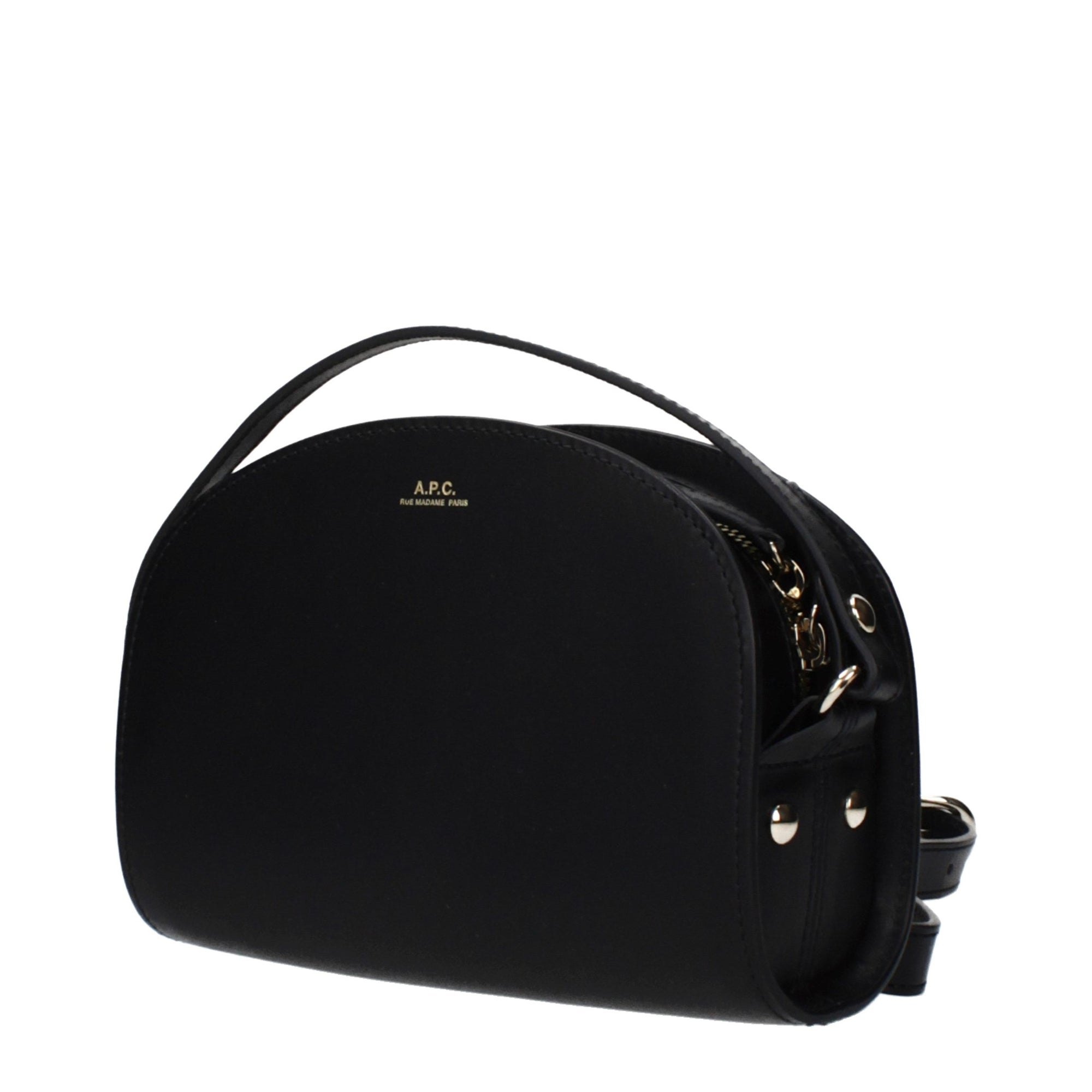 A.P.C Demi-Lune Mini Shoulder Bag - Black
