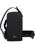 A.P.C. Leather Crossbody Bag - Black