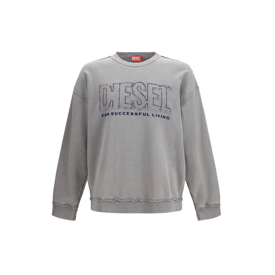 Diesel S-Boxt-Raw-V1 sweatshirt - Cool Gray/Grey