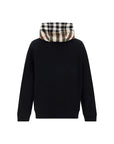 Burberry Samuel Checkered Black Hooded Jacket