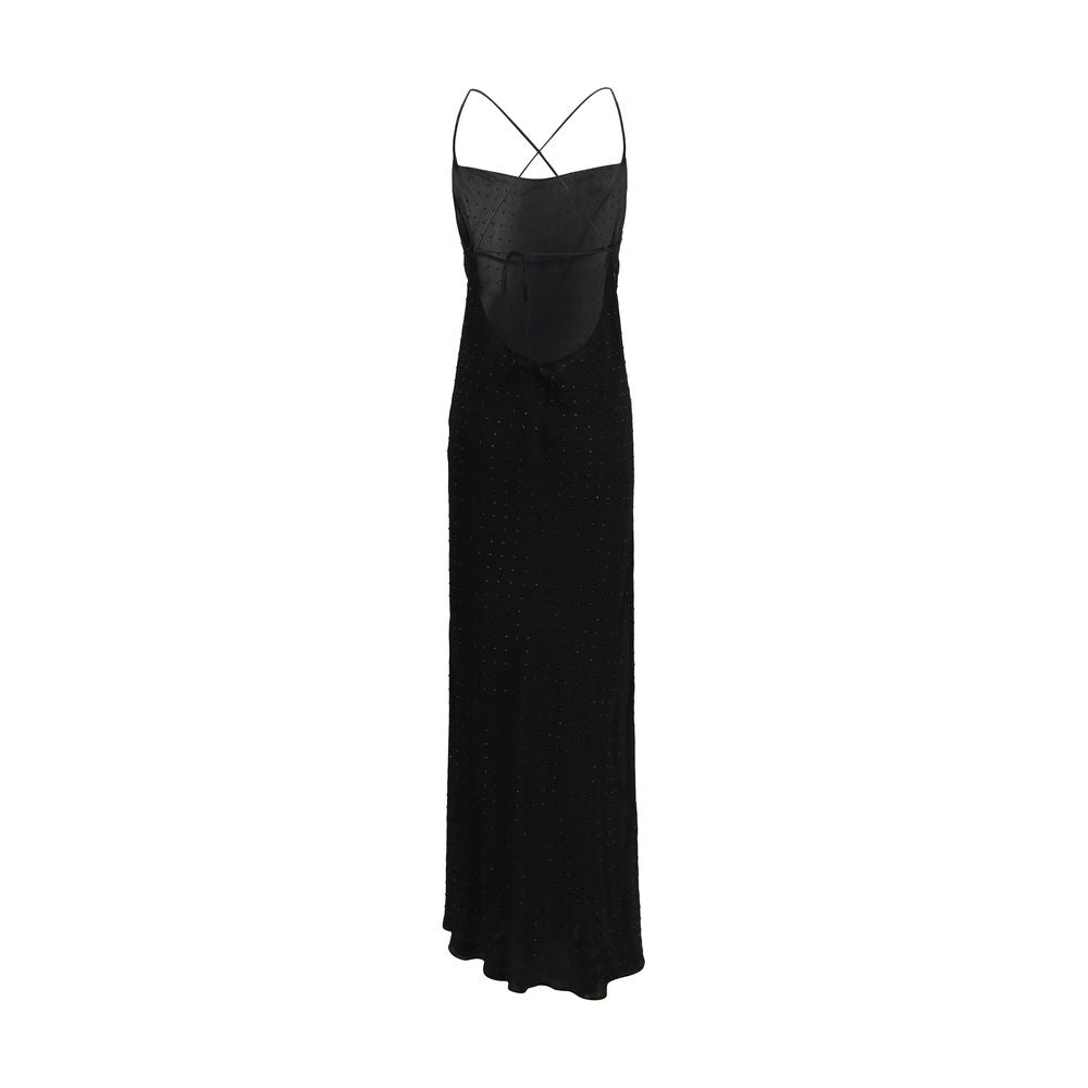 PINKO Black Maxi Cocktail Dress