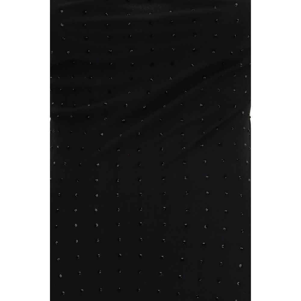 PINKO Black Maxi Cocktail Dress
