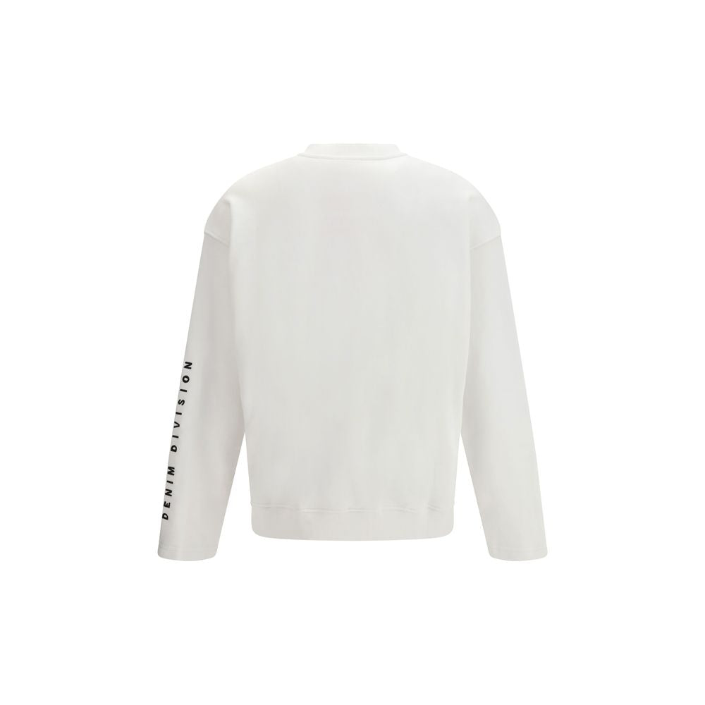 Diesel Logo Cotton Sweatshirt - White