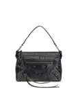 Balenciaga Le City Moto Small Shoulder Bag - Black