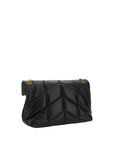 Saint Laurent LouLou Medium Leather Shoulder Bag - Black