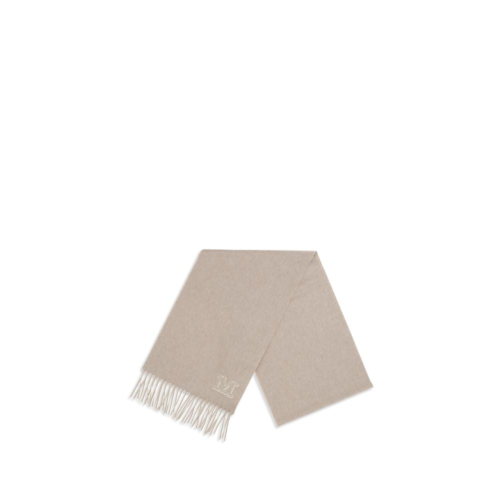 Max Mara Dalia Beige Cashmere Scarf