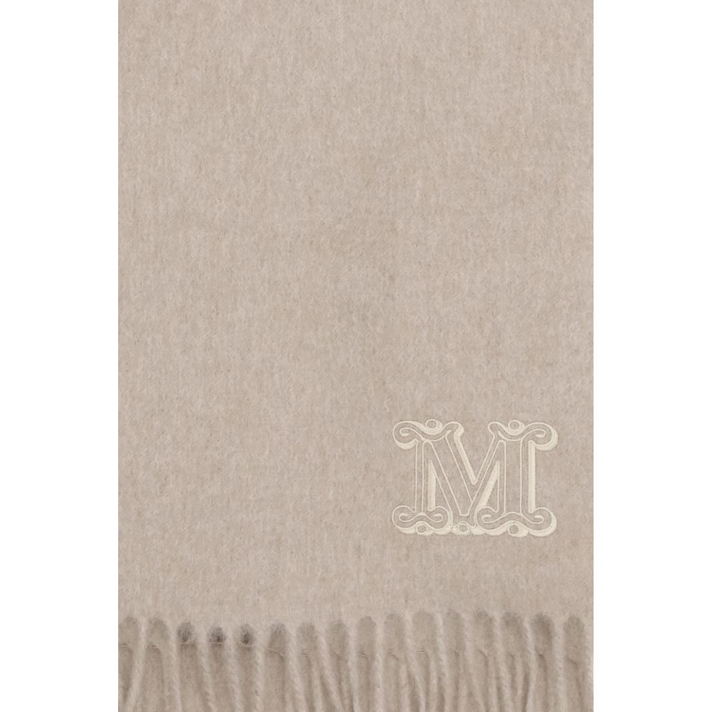 Max Mara Dalia Beige Cashmere Scarf