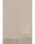 Max Mara Dalia Beige Cashmere Scarf