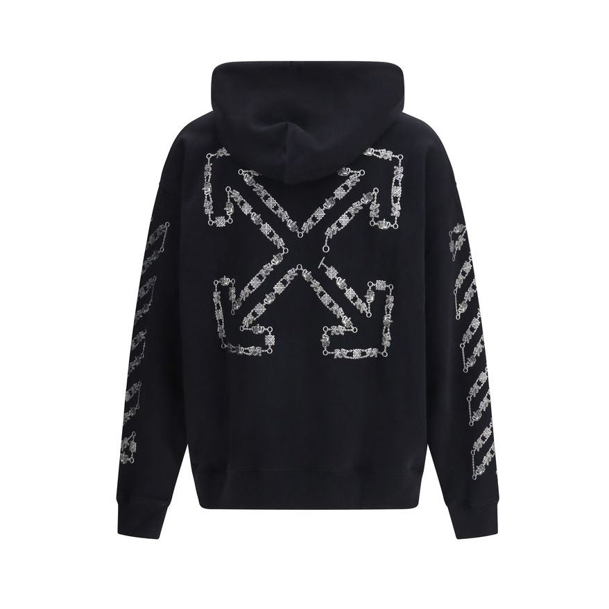 Off-White Heraldic Arrow Hoodie - Black