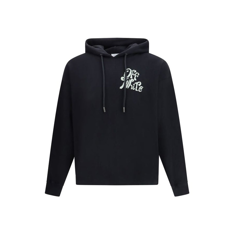 Off-White Logo Hoodie - Black