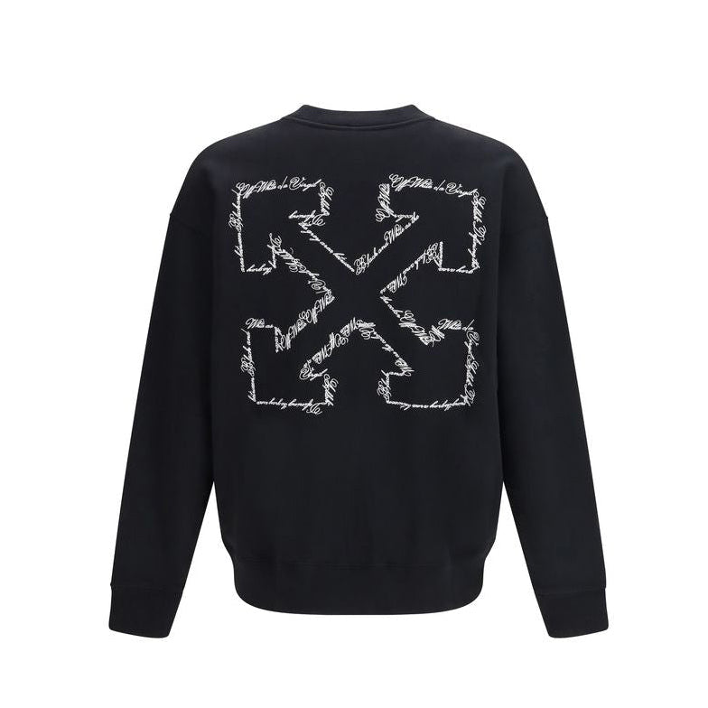 Off-White Script Arrow Sweatshirt - Ivory