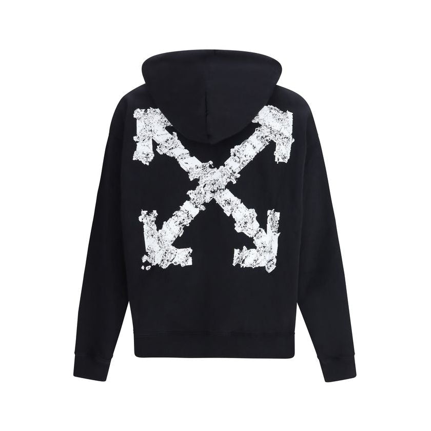 Off-White Heraldic Arrow Hoodie - Black