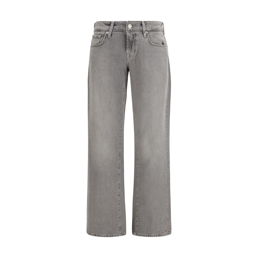 7FOR Straight-Leg Relaxed Fit Jeans - Gray/Grey