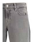7FOR Straight-Leg Relaxed Fit Jeans - Gray/Grey