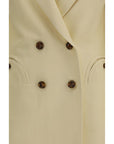Blazé Milano The Savannah Everyday Linen-Silk Blazer - Beige